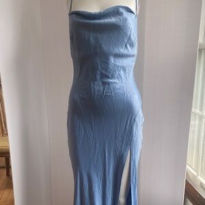 Hello Molly Strapless Blue Dress